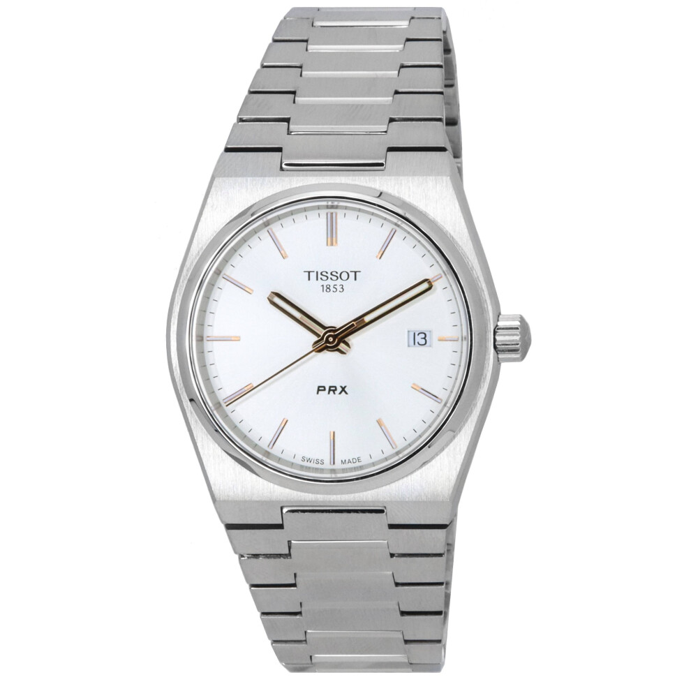 Tissot PRX T-Classic Stainless Steel Silver Dial Quartz T137.210.11.031.00 T1372101103100 100M Unisex Watch-image-OPC-PGWC85S-NEW