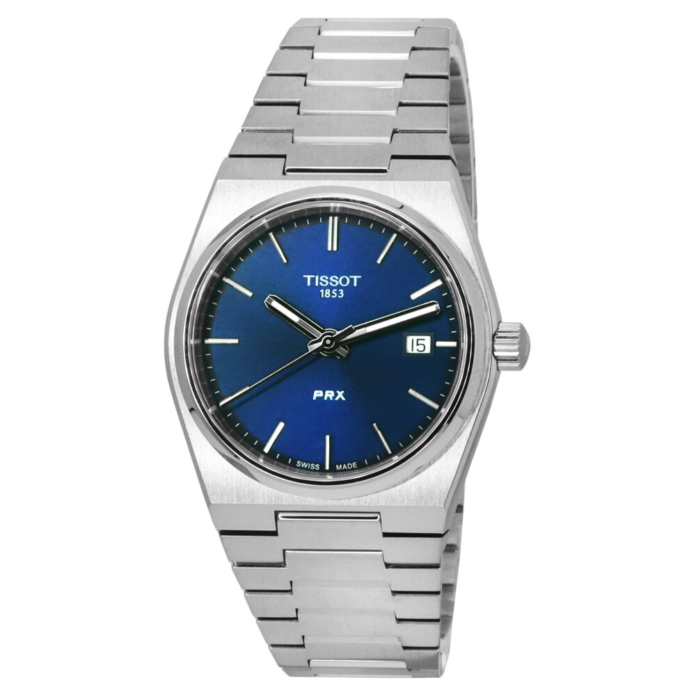 Tissot PRX T-Classic Stainless Steel Blue Dial Quartz T137.210.11.041.00 T1372101104100 100M Unisex Watch