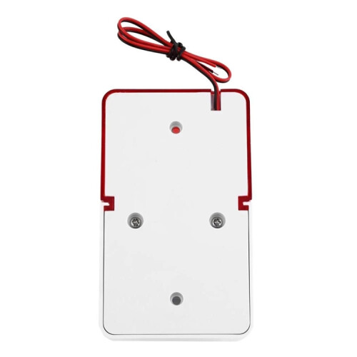 Mini-Kabel-Diebstahlsicherung mit rotem Blinklicht (weiß) 2