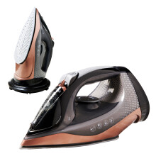 Quest 34149 Cordless Steam Iron / Ceramic Soleplate / Self-Cleaning / Quick Heat-Up / Adjustable Temperature / 350ml, 2400W