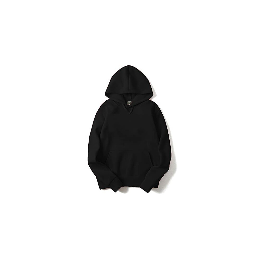 Sweat    capuche en polaire ADRO pour homme (HM-PLN-BL_Noir_XL)