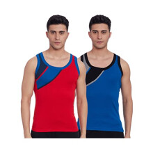 P  nska jednofarebn   vesta Rupa Regular Fit (farba a potlac sa m    u l    it) (balenie 2 kusov) (HUNK 73 2P_Assorted_90 90 CM)