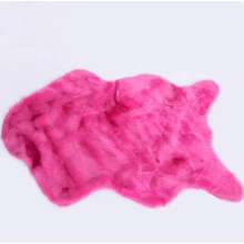 (Hot Pink,15.74x23.62''/40x60cm)Weiche Flauschige Wolle Lammfell Matte Sofa Schlafzimmer Waschbar Teppich Bodendecke Carpet