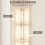 Homcom HOMCOM Corner Floor Lamp with Dimmable Warm White LED Light, Oak 4