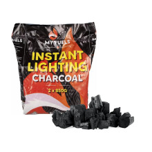 Instant Lighting Charcoal BBQ Fuel Quick Light Grill Charcoal 2 x 850g
