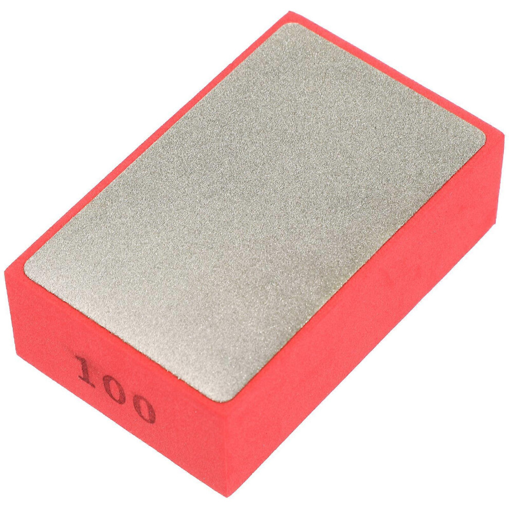 (As Show, One Size) Diamond Sanding Pad Concrete Polishing Pad 100-Grit Marble Hand Polishing Pad 4069016340353