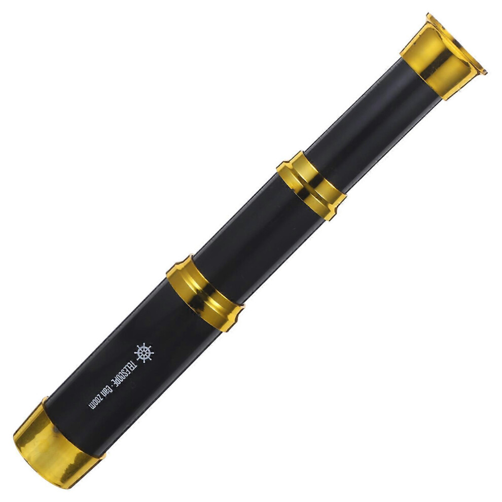 (As Show, One Size) Monocular Telescope Handheld Telescope Pirate Toy Kids Spyglass Children Pirate Telescope 4069016339371
