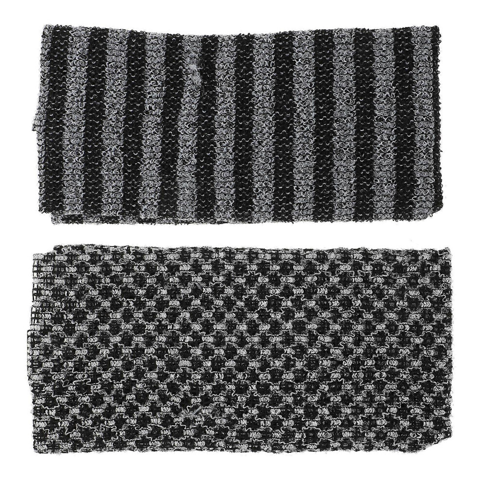(As show, One size) 2pcs Shower Exfoliating Back Scrubbers Back Scrubber Towels Bath Wash Clothes