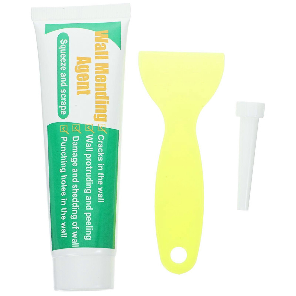 (As Show, One Size) Wall Mending Agent Drywall Wall Repair Paste Repair Cream With Nozzle Scraper 6974185863856