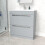 NES Home Nes Home 800mm Matte Grey 2 Drawers Basin Vanity Unit 1