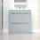 NES Home Nes Home 800mm Matte Grey 2 Drawers Basin Vanity Unit 2