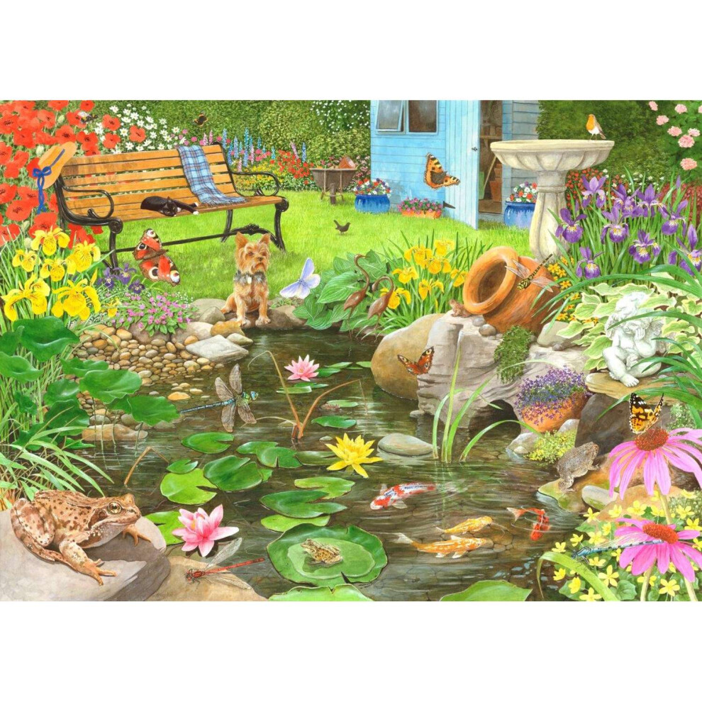 House Of Puzzles The Lily Pond, 1000 Piece Jigsaw Puzzle