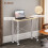 Homcom HOMCOM Folding Desk on Wheels, Writing Table for Home Office, Natural 6