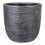 Strata Small Grey Round Planter Amalfi Stone Effect Decorative Pot 35cmx34cm 2