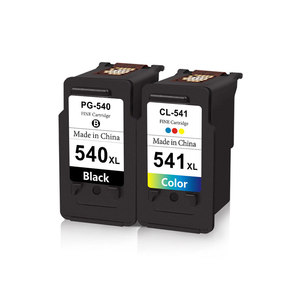 Ink Cartridges 540 and 541 XL Twin Pack PG-540 CL-541 XL Ink Cartridges PG-540XL Black 541XL Colour for Pixma TS5150 TS5151 MG3550 MG3600 MG3650