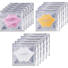 Collagen Crystal Lip Masks, 15Pcs Moisturizing Nourishing Lip Patches Remove Dead Skin Anti-Wrinkle Anti-Aging Hydrating Gel Masks