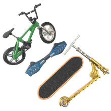 (zoals op de foto) Mini-vingerskateboardset Woondecoratie Leuke feestartikelen Legering Vingertopbewegingsfiets