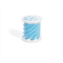 (azzurro cielo, bianco - 5*4,5*4,5 cm)) Cono impossibile, giocattolo a spirale a forma di cilindro,
