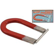 Retro Toys Hoefijzermagneet met metalen staaf