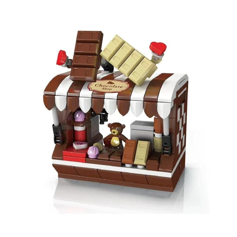 (24027) Mould King 24025-24034 Mini Street View Jouets pour garçons et filles Puzzles pour enfants Blocs