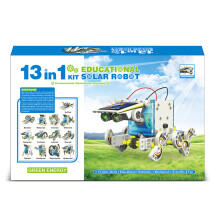 13 in 1 DIY Solar Robot Kit Solar Spielzeug Selbst zusammengebautes Wissenschaft Solar Roboter Puzzle