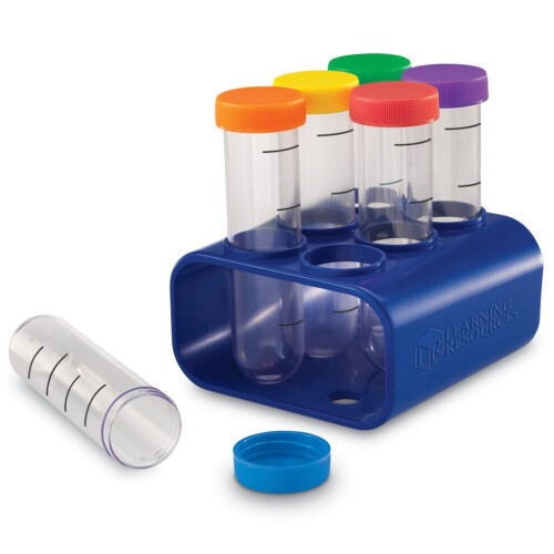 Learning Resources Primary Science Jumbo Test Tubes with Stand 1