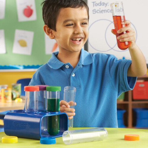 Learning Resources Primary Science Jumbo Test Tubes with Stand 2