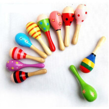 Colorful Wooden Toys Musical Instruments Baby Toy Montessori Rattle Shaker Kids Toys Music Toys
