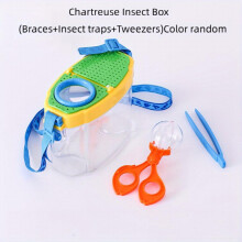 4 stuks insectenobservatiedoos vergrootglas bevat een riem insectenvanger clip pincet insectencollectie