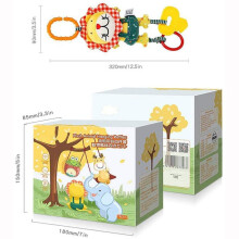 (zoals op de foto -Pakketgrootte: 18*15*8,5 cm)) Babyspeelgoed voor 0, 3, 6, 9, 12 maanden, Handbellen Babyrammelaars,