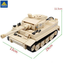 (zoals de foto) Kazi 995pcs Eeuw Militaire Panzer King Tiger Tank Bouwstenen Baksteen Speelgoed 82011