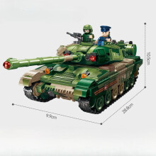 (zoals op de foto) 765 stuks militaire serie T-90 gevechtstank bouwstenen speelgoed cadeau geen doos