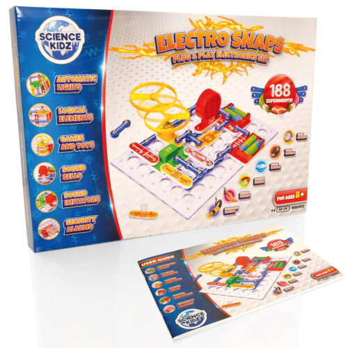 Science Kidz Electro Snaps 188 Experiments Kit 1