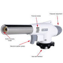 (920)Multifunctionele draagbare vlampistoolbrander voor kamperen, barbecue, desserts, solderen, koken,