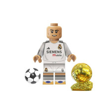 (Nazario De Lima) Minivoetballerfiguur Speelgoed Leuke cartoonbouwsteen voor kinderen