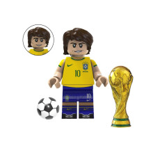(Kaka) Minivoetballerfiguur Speelgoed Leuke cartoonbouwsteen voor kinderen