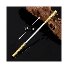 (15 cm ijzeren staaf) Zwart Mythe Wukong Monkey King Bar Legering Wapen Speelgoed Decoratie Spel Randapparatuur