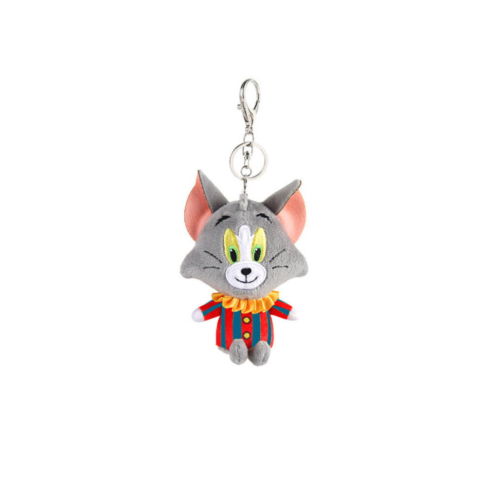 Nature Planet Pluche knuffel sleutelhanger - hamster - 6 cm