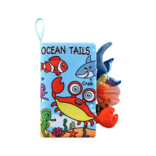 (Krab) Dieren Baby Staart Doek Boeken Puzzel Speelgoed Scheurbestendig Vroeg Educatief