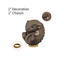 (Stijl 5) Dinosaurus-ei speelgoedsimulatie diermodel Tyrannosaurus Ursus Spheniscidae Leeuw