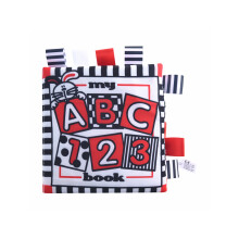 (ABC) Visuele stimulatie voor baby's Zachte stoffen boeken Baby vroege educatieve benodigdheden