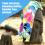 GEEZY GEEZY Microfibre Beach Towel Flip Flops Design Quick Dry Summer Pool Travel Absorbent 8