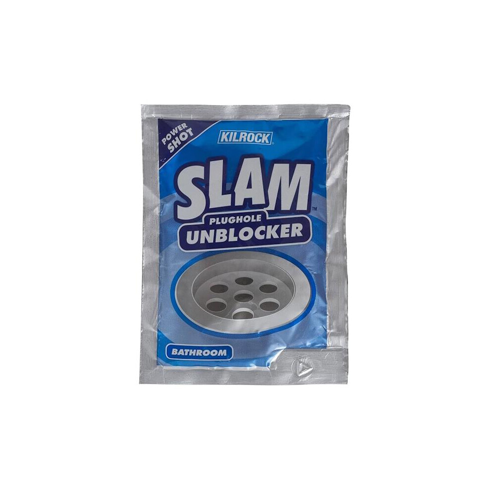 Kilrock 3 X Slam Bathroom Plughole Unblocker 80G