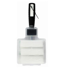 Paint Roller Set with Tray 3 Sponge 3 Microfibre Rollers DIY Smooth Finish