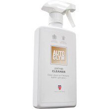 Autoglym Leather Cleaner, 500ml - Car Leather Cleaner Deep Cleans and Freshens Automotive Leather Upholstery, white