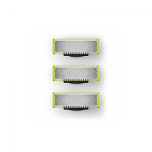 Verpakking van 3 scheermesjes, compatibel met Philips Oneblade-vervangingsmesjes