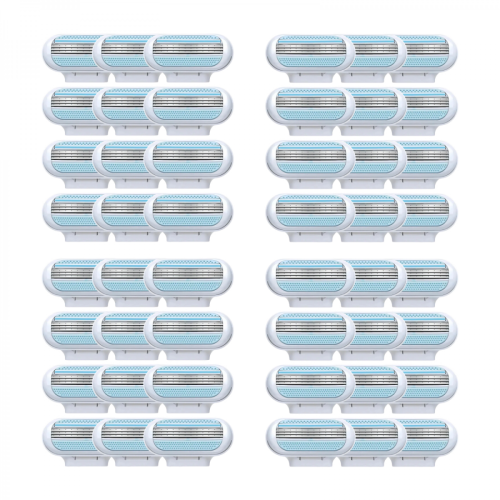 48 stuks Venus Deluxe Smooth Sensitive vervangende scheermesjes