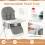 Costway Foldable High Chair Easy Clean Compact Highchair with Tray-Gray 7