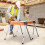 Costway 2 Pack Folding Saw Horses Compact Power Tools Workhorse Non-slip Pads & Surface 3