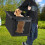 Costway Folding Soft Dog Crate Portable Foldable Pet Carrying Bag-Black 3
